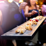 Catering service. Modern food or appetizer for events and celebr